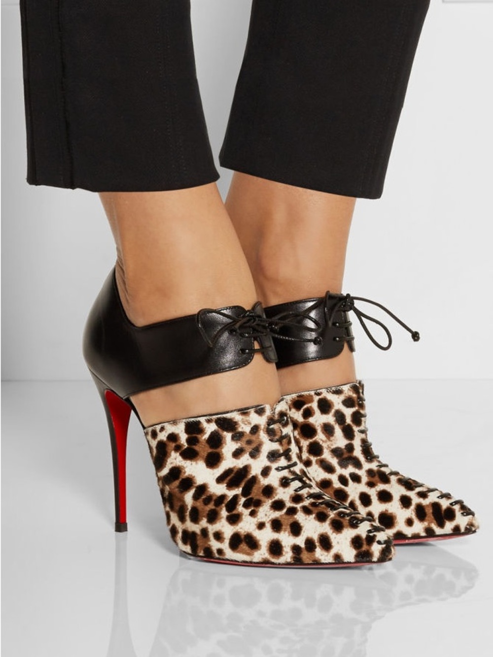 Christian Louboutin Corsita 120 Pony Leopard Pumps EU 41.5 NIB